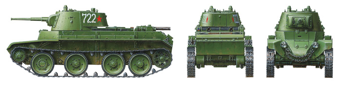 1/35 ソビエト戦車 BT-7 1937年型 - ウインドウを閉じる