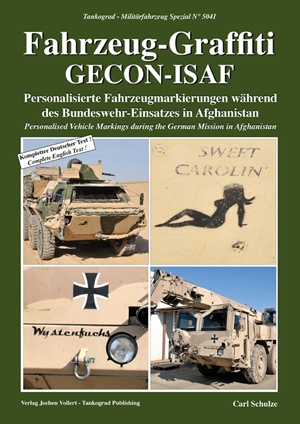 Fahrzeug-Graffiti GECON-ISAF アフガニスタン駐留ドイツ軍車両のパーソナルマーキング