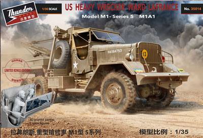 【予約する】 1/35 米・ワード・ラフランス M1A1重レッカー車(オープントップ)・英軍フィギュア付 【予約する】 1/35 米・ワード・ラフランス M1A1重レッカー車(オープントップ)・英軍フィギュア付