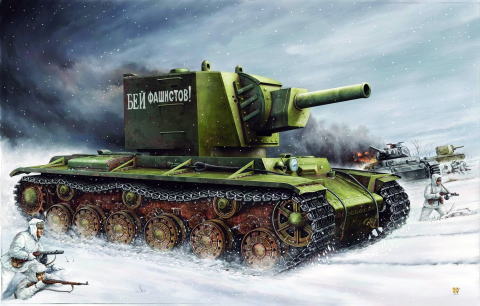 1/35 ソビエト軍 KV-2重戦車 先行量産型 1/35 ソビエト軍 KV-2重戦車 先行量産型