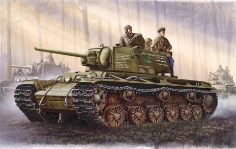 1/35　ソビエト軍 KV-1重戦車 1942 簡易生産型砲塔