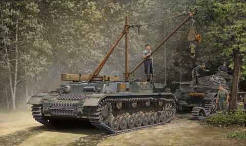 1/35 ドイツ軍 ベルゲパンツァーIV 戦車回収車