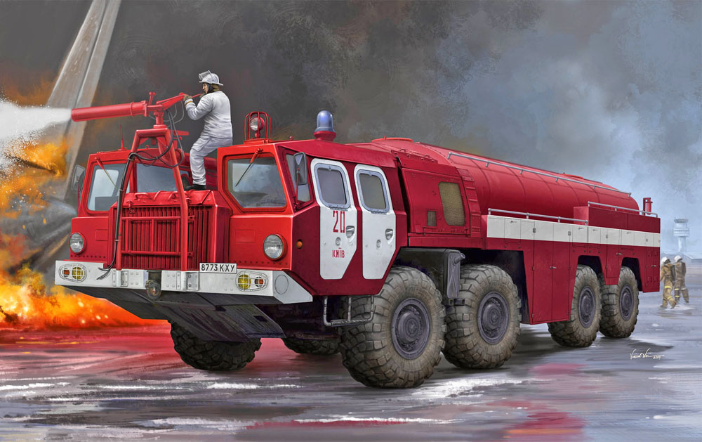 【予約する】 1/35 ソビエト MAZ-7310 空港用化学消防車 【予約する】 1/35 ソビエト MAZ-7310 空港用化学消防車
