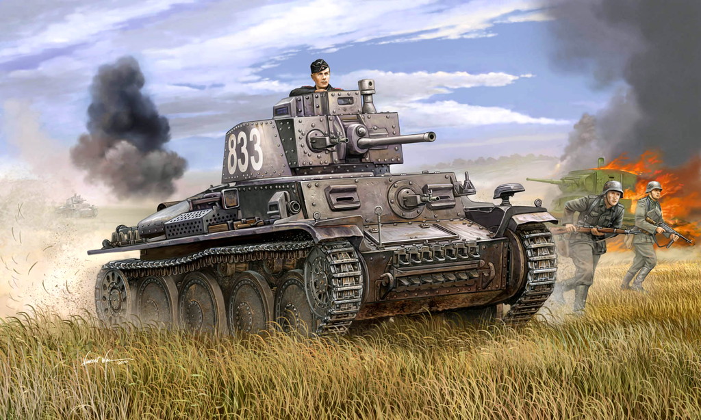 1/35 ドイツ軍 プラガ38(t)軽戦車 E/F型