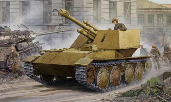 1/35 ヴァッフェントレーガー"アルデルト"105mm自走榴弾砲 1/35 ヴァッフェントレーガー"アルデルト"105mm自走榴弾砲
