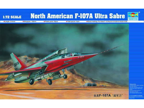 1/72 ノールアメリカン F-107A ウルトラセイバー