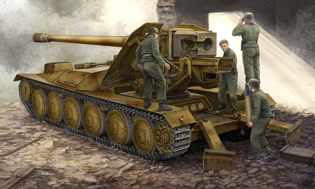 1/35 ヴァッフェントレーガー"クルップ"128mm対戦車自走砲