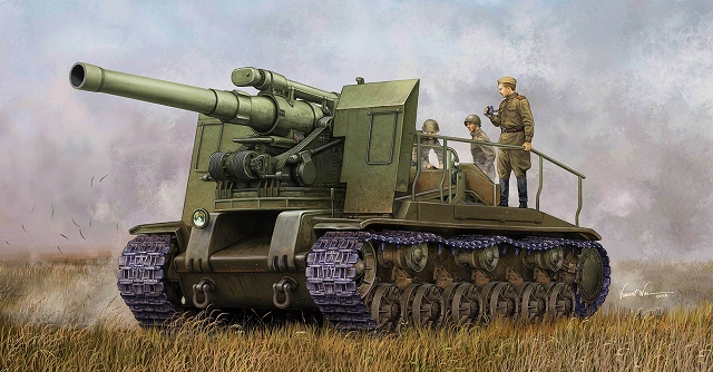 1/35 ソビエト軍 S-51 203mm自走榴弾砲