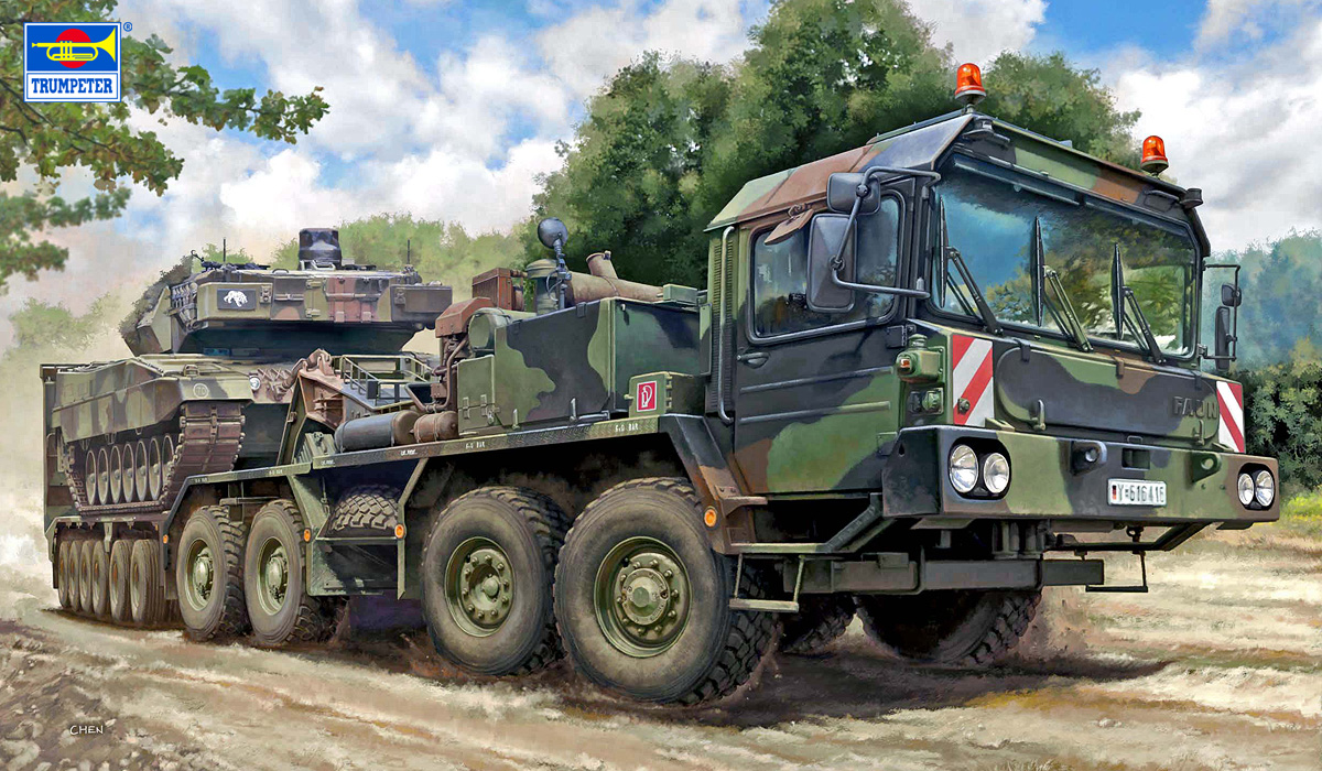 1/72 ドイツ軍 ファウンエレファントSLT-56 タンクトランスポーター