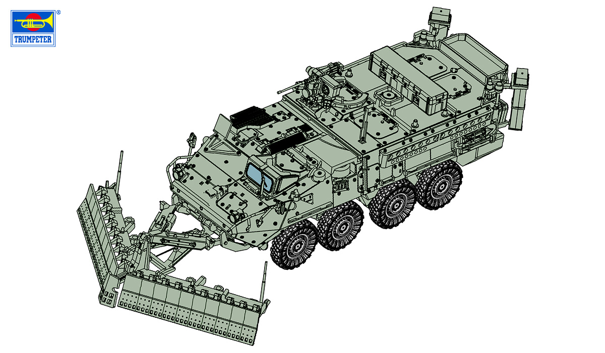 【予約する】 1/72 M1132ストライカー工兵支援車w/SMP& 【予約する】 1/72 M1132ストライカー工兵支援車w/SMP&