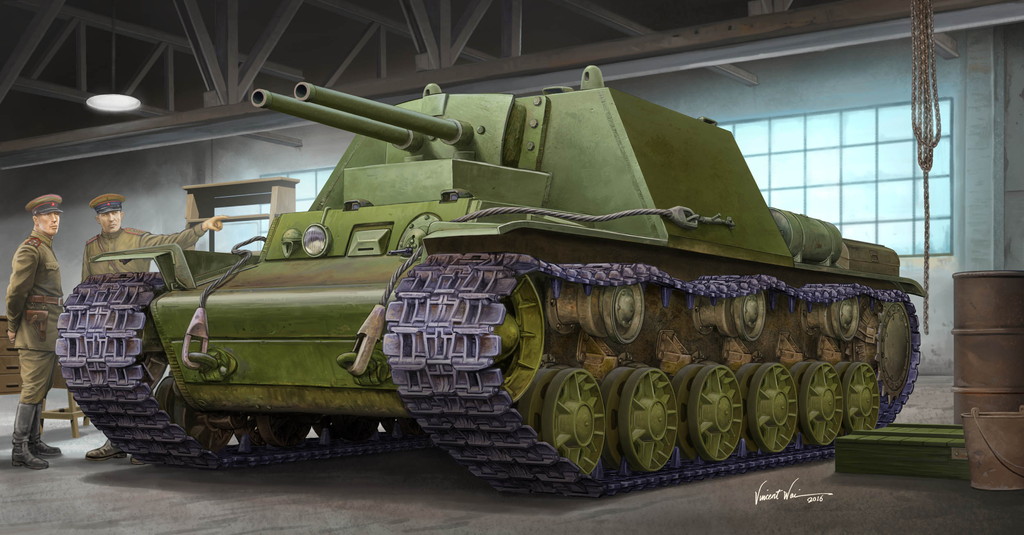 1/35 ソビエト軍 KV-7 自走砲 オブイェークト227