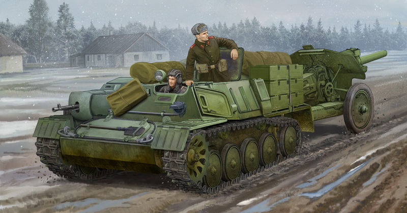 1/35 ソビエト軍 小型装甲牽引トラクター"AT-P"