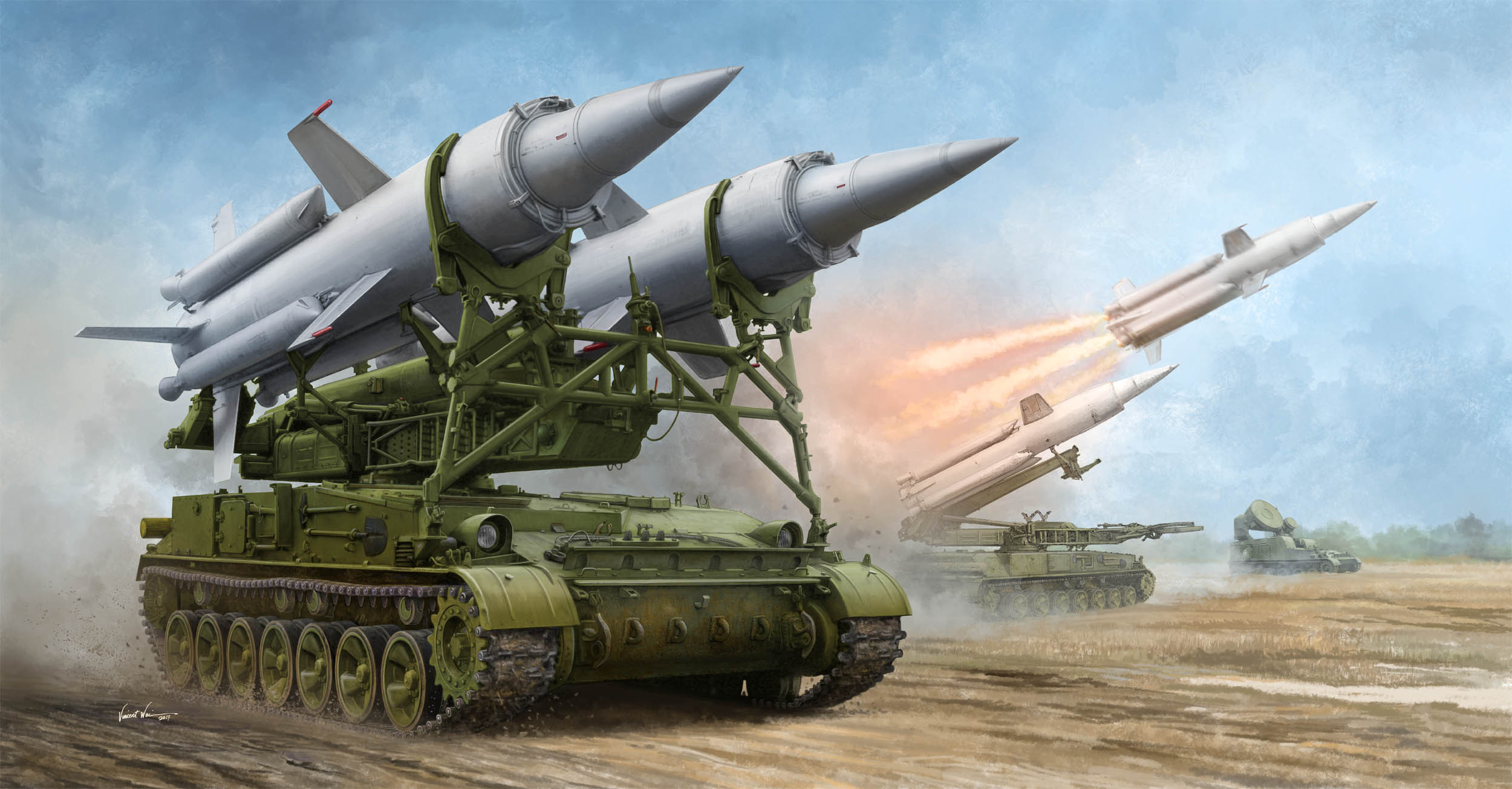 1/35 ソビエト軍 2K11A 対空ミサイルシステム "クルーグ"