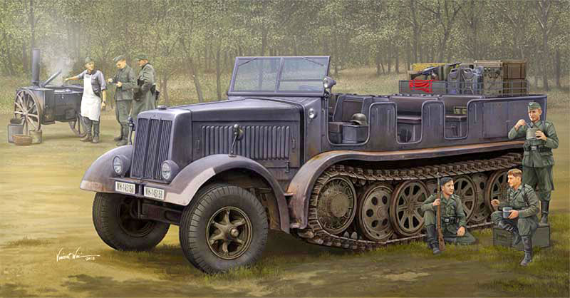 【予約する】 1/35 ドイツ軍 Sd.kfz.8/DB9 12t重砲兵ハーフトラック 【予約する】 1/35 ドイツ軍 Sd.kfz.8/DB9 12t重砲兵ハーフトラック