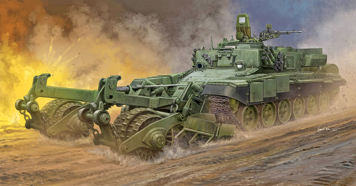 1/35 ロシア連邦軍 BMR-3 地雷処理戦車