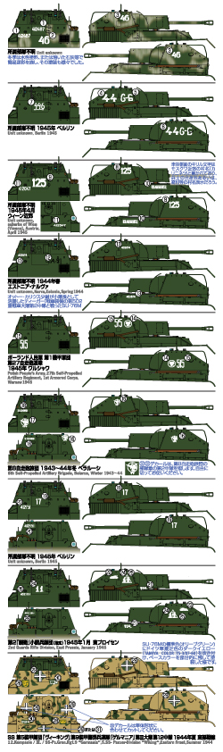 1/35 ソビエト自走砲 SU-76M デカールセット
