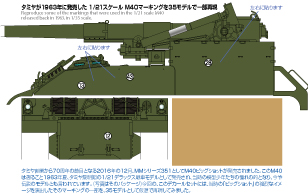 1/35 アメリカ 155mm自走砲 M40ビッグショットデカールセット(＋紙製レーションカートン入り)