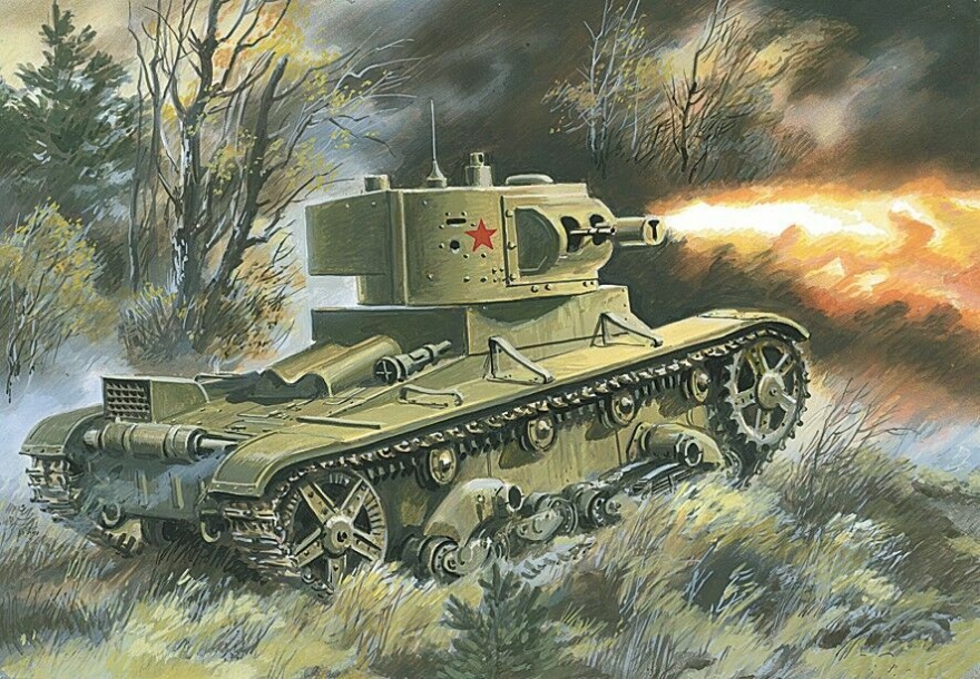 1/72　ソ連・OT-130 火炎放射戦車