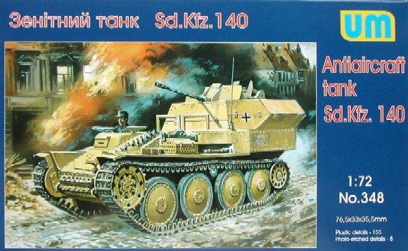 1/72　独・38(t) 対空戦車 Sdkfz.140
