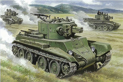1/72 ソ連 BT-7A 火力支援型戦車