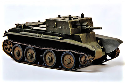 1/72　ソ連 BT-7 快速戦車 自走砲型