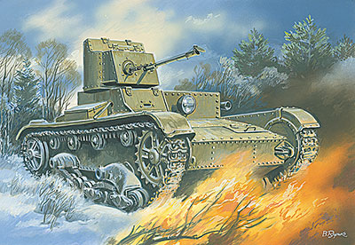 1/72　ソ連・XT-26 化学戦車