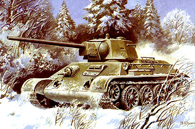 1/72　露・T-34タンク・イストリビーチェリ57mm長砲身型