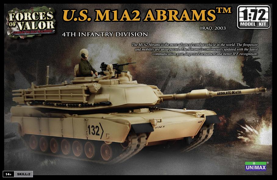 1/72　 M1A2エイブラムス アメリカ軍 イラク 2003年