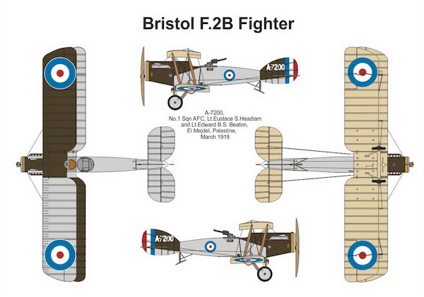 1/144　ブリストル F2B 2機セット　Bristoｌ F2B Fighte (double set)