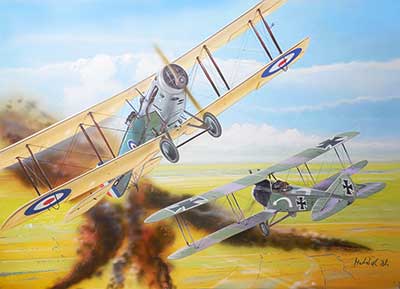 1/144 ブリストル F.2B vs. ランプラーC.Ⅳ(各2機入りセット)
