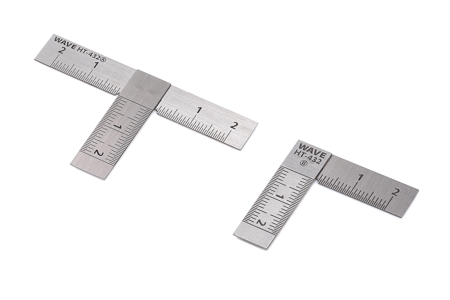 HGステンレスT定規【ショートタイプ】2枚組/90° HGステンレスT定規【ショートタイプ】2枚組/90°