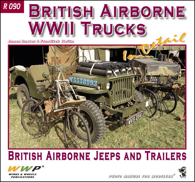 WWII 英陸軍空挺用トラック 空挺ジープとトレーラー
