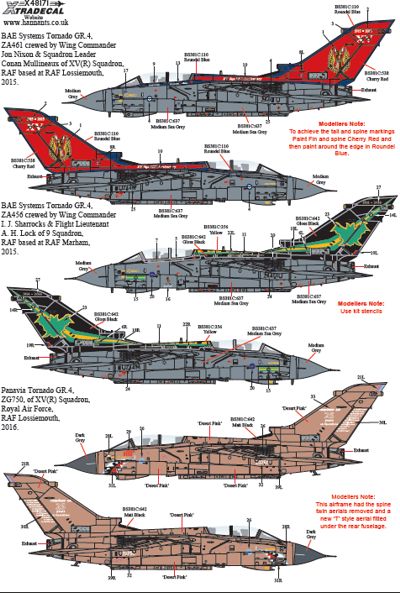 1/48　Panavia Tornado Special Schemes (3) Tornado GR.4 ZA461 XV(R