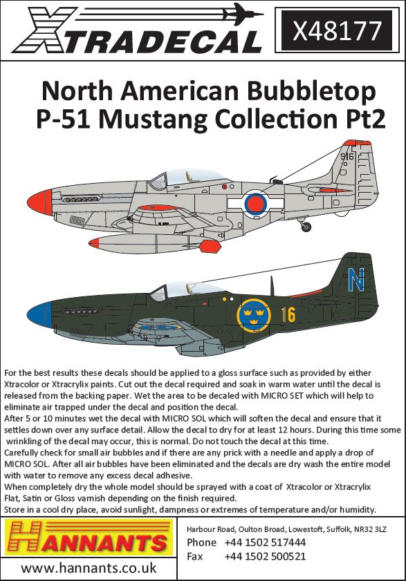 1/48　International North-American P-51D Mustang Bubbletops Pt 2