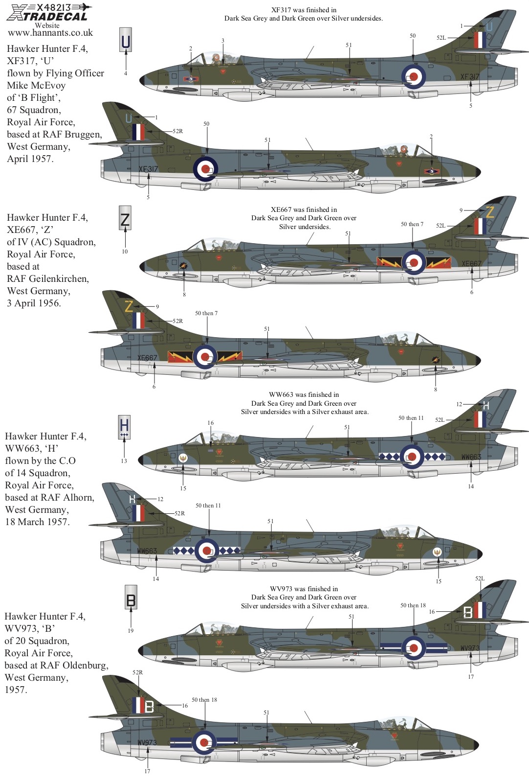 1/48　Hawker Hunter F.4 (12) - ウインドウを閉じる