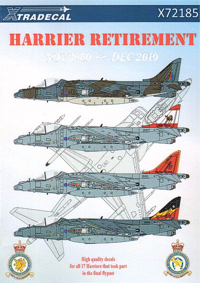1/72　UK Air Arm Update Harrier Retirement (17) All the Harriers