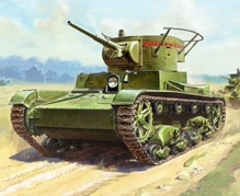 1/100　T-26 ソビエト軽戦車 1933年製