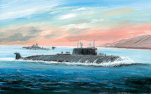 1/350 原子力潜水艦クルスク
