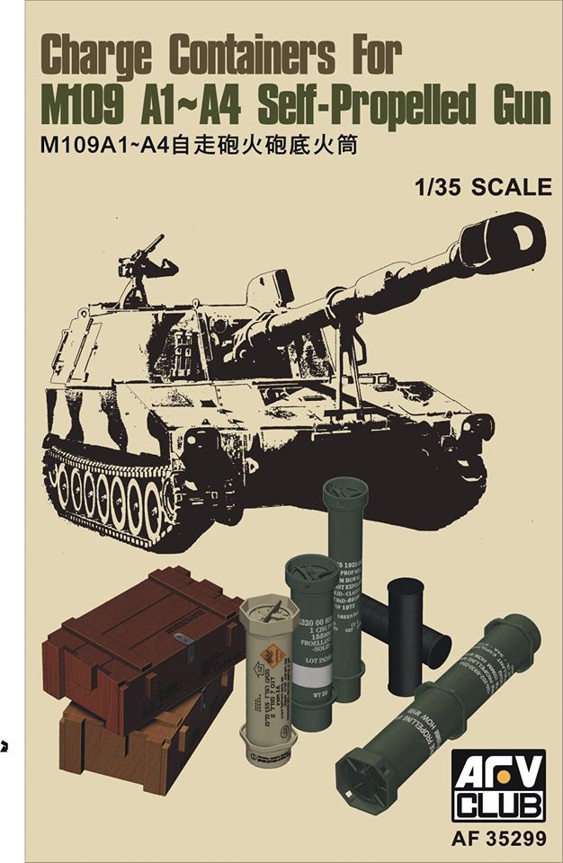 1/35　M109自走砲用 装薬筒、弾薬箱セット