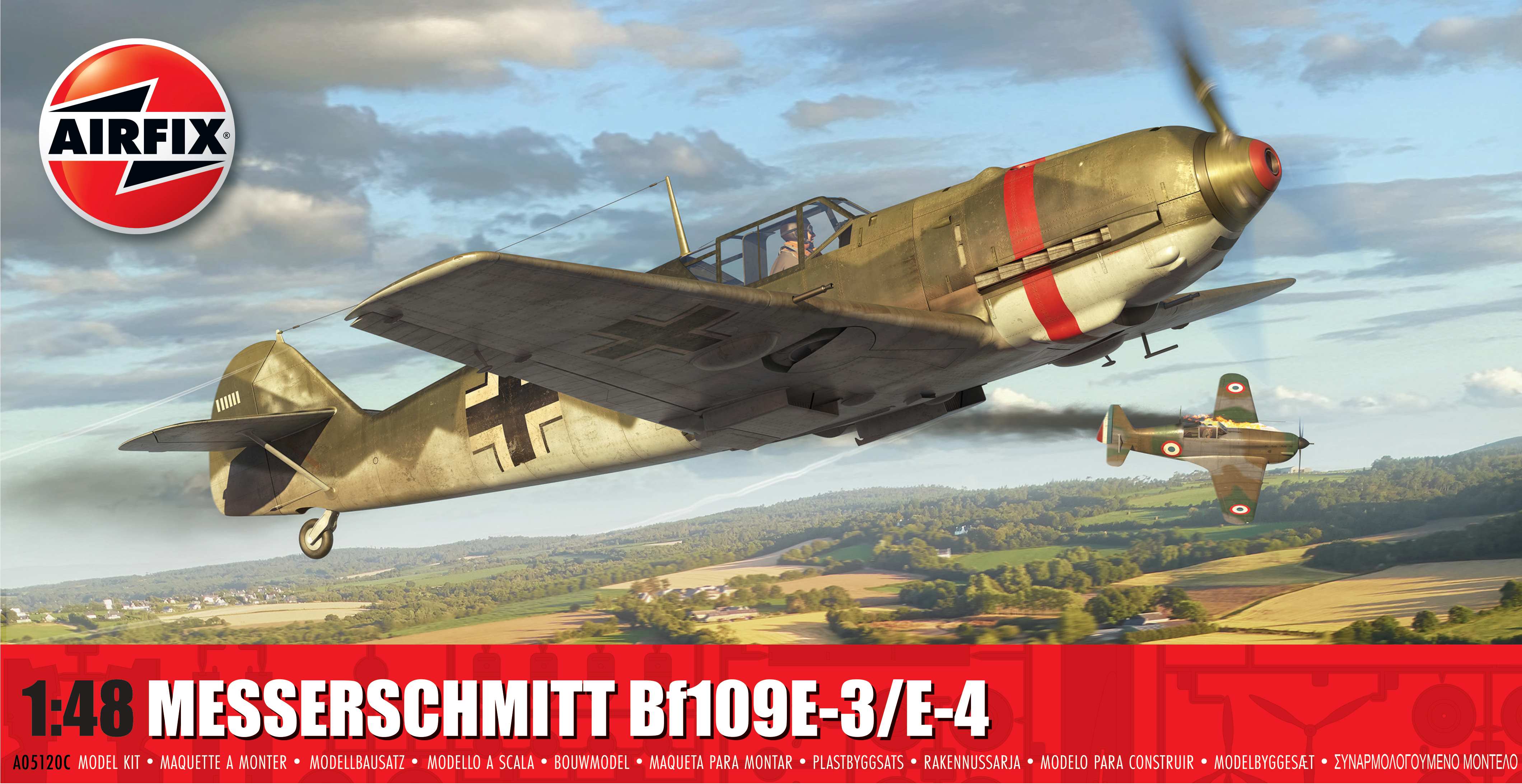 1/48 メッサーシュミット Bf109E-3/E-4 1/48 メッサーシュミット Bf109E-3/E-4