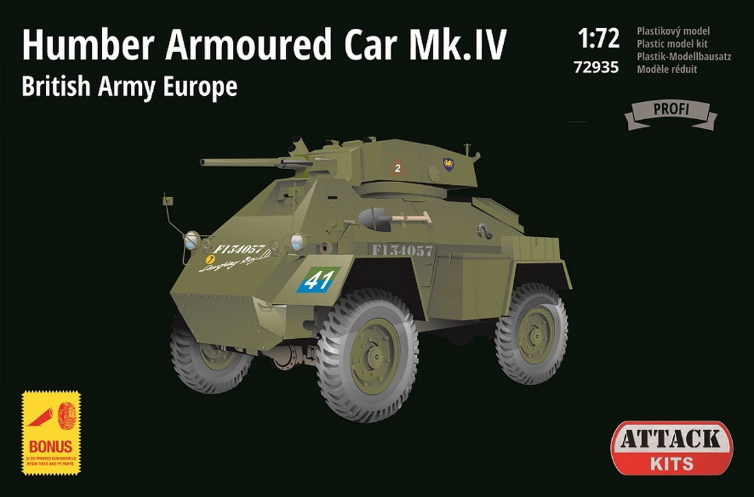 1/72 ハンバー装甲車 Mk.Ⅳ 「ヨーロッパ戦線イギリス軍」