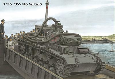 1/35 WW.II ドイツ軍 III号潜水戦車F型 アシカ作戦 マジックトラック仕様 グデーリアンフィギュア付属 1/35 WW.II ドイツ軍 III号潜水戦車F型 アシカ作戦 マジックトラック仕様 グデーリアンフィギュア付属