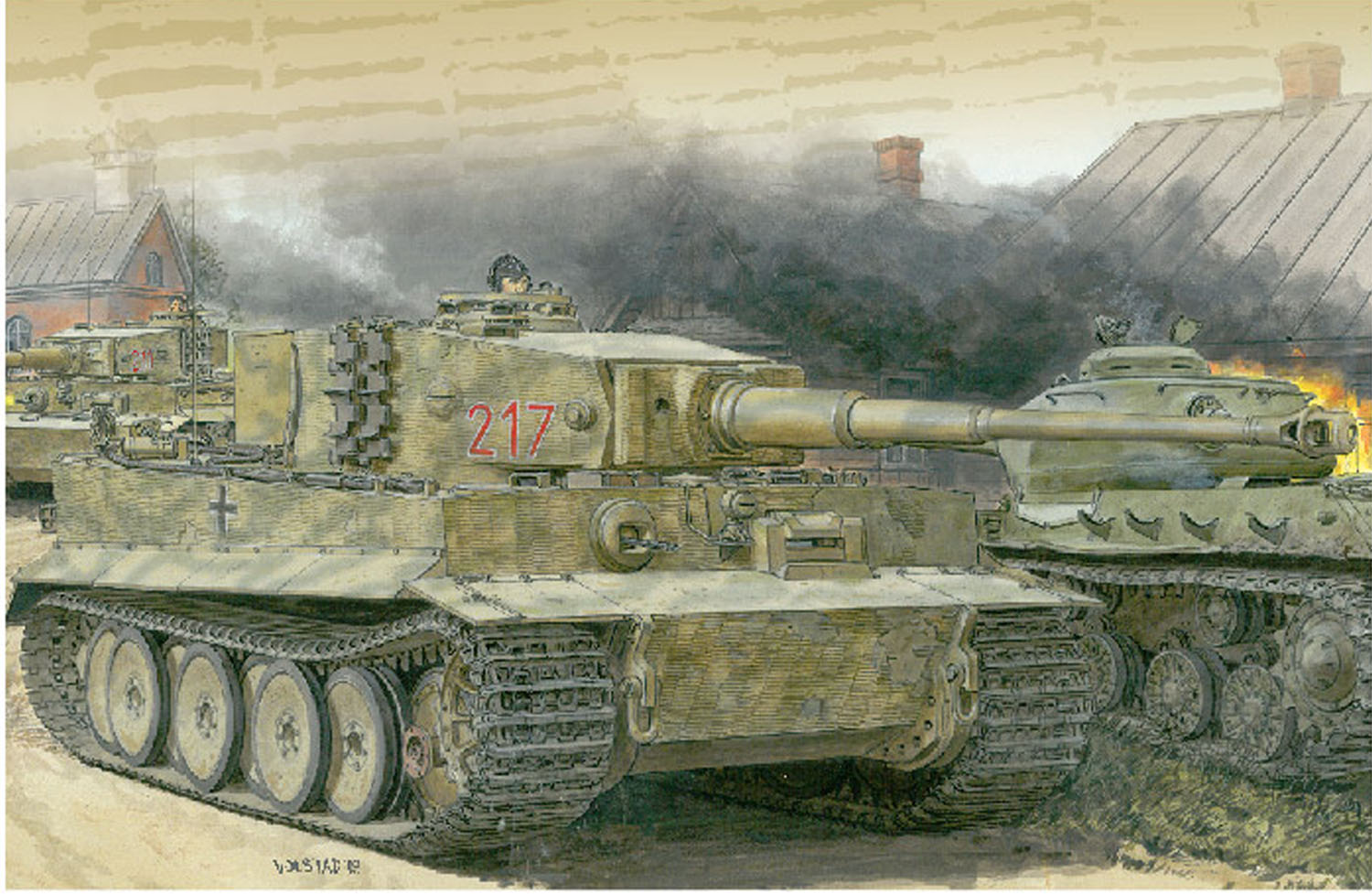 【予約する】 1/35 WW.II ドイツ軍 ティーガーI 中期型 ツィメリットコーティング オットー・カリウス (マリナーファ 【予約する】 1/35 WW.II ドイツ軍 ティーガーI 中期型 ツィメリットコーティング オットー・カリウス (マリナーファ