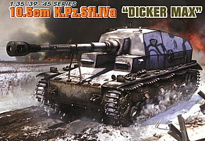 1/35 WW.II ドイツ軍 IV号a型10.5cm対戦車自走砲 ディッカーマックス マジックトラック付属