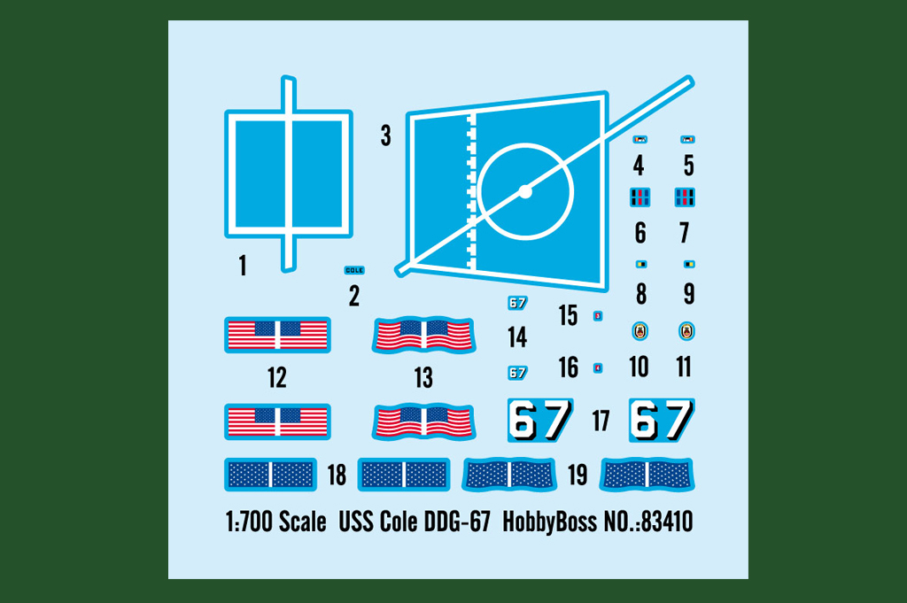 1/700　アメリカ海軍 駆逐艦コールDDG-67