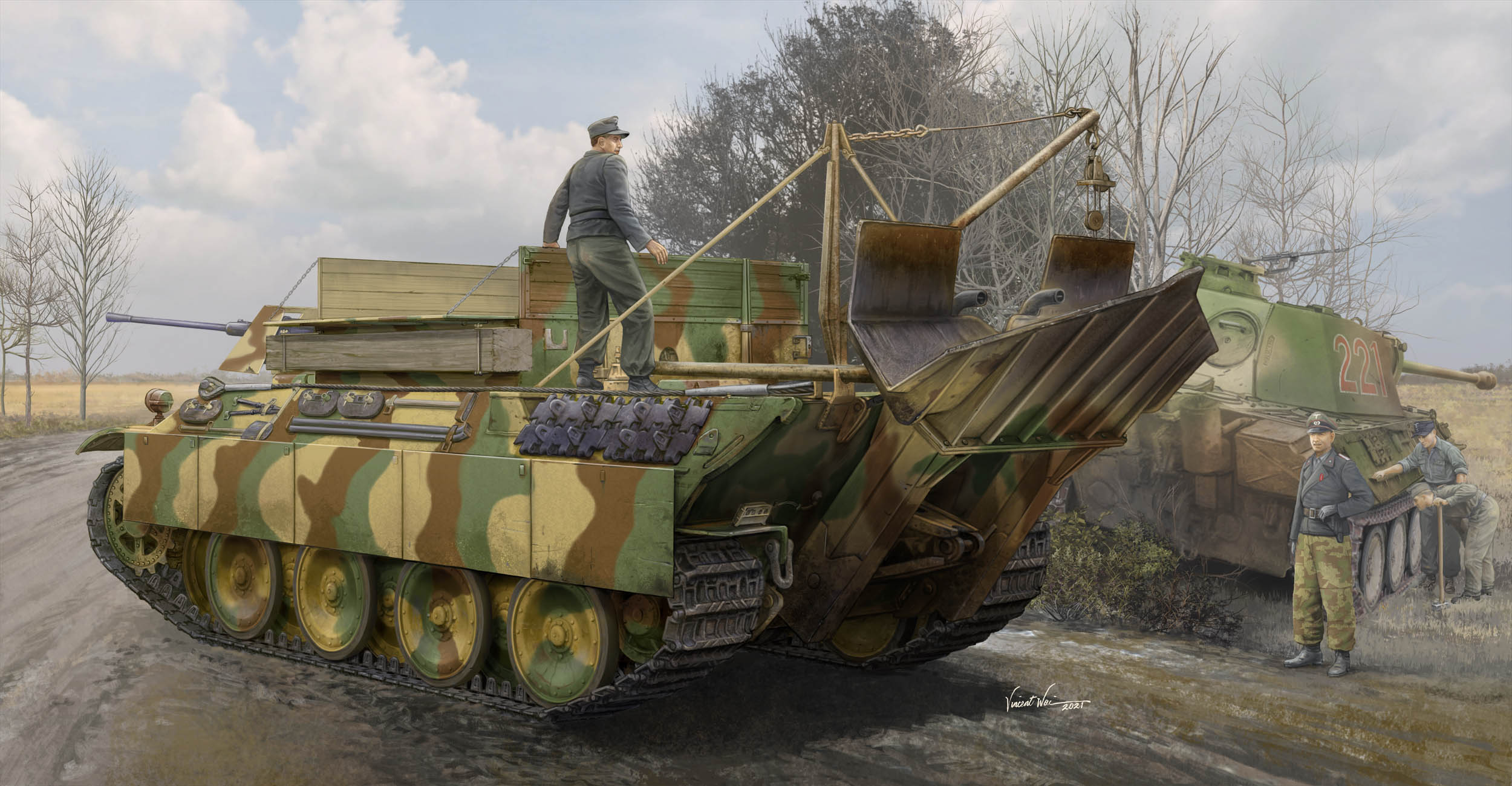 1/35　ドイツ ベルゲパンサーG型 戦車回収車