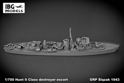 1/700　英ハントII級護衛駆逐艦・スラザック・ポーランド海軍1943年