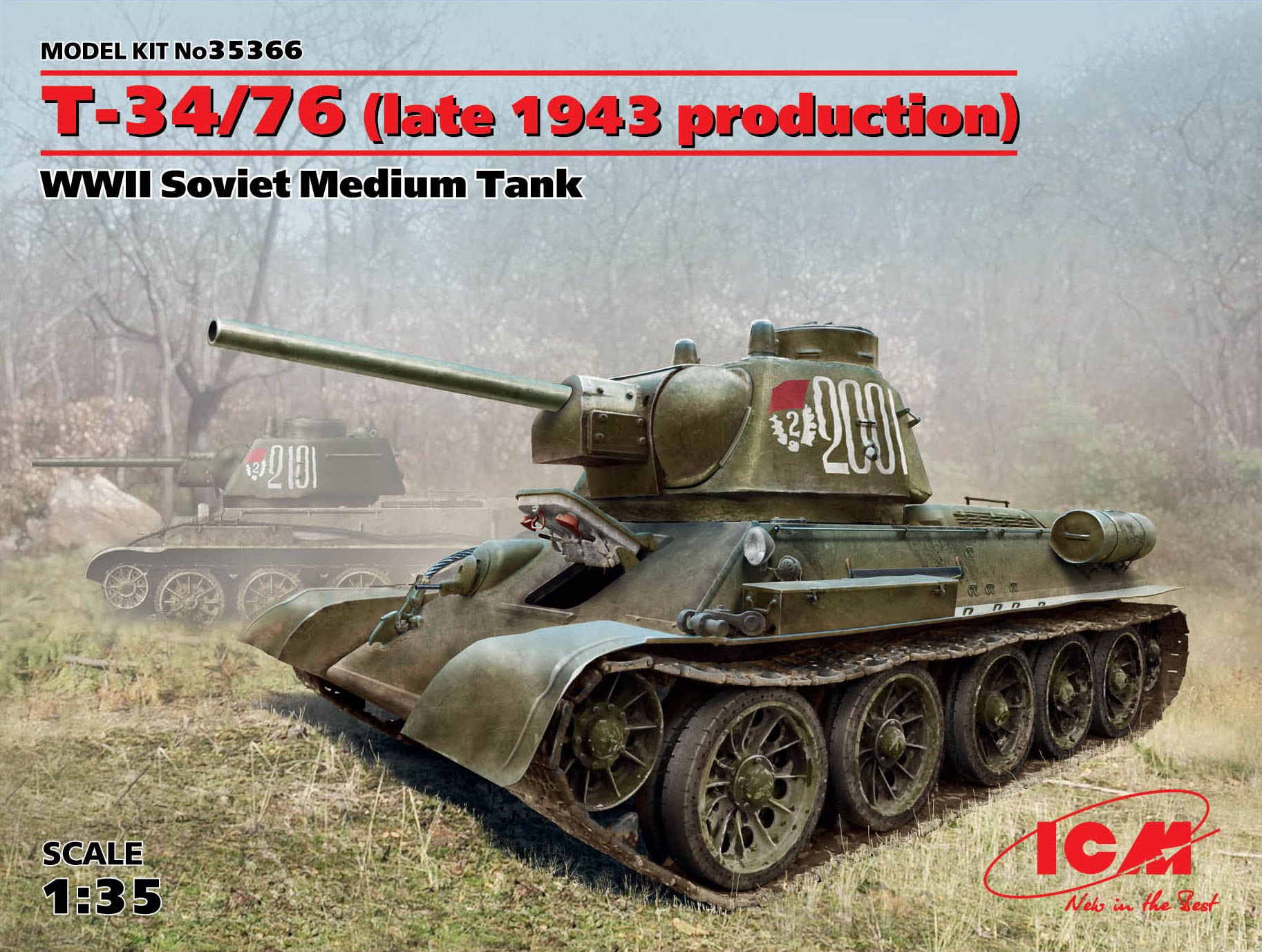1/35　ソビエト T-34/76 1943 後期型