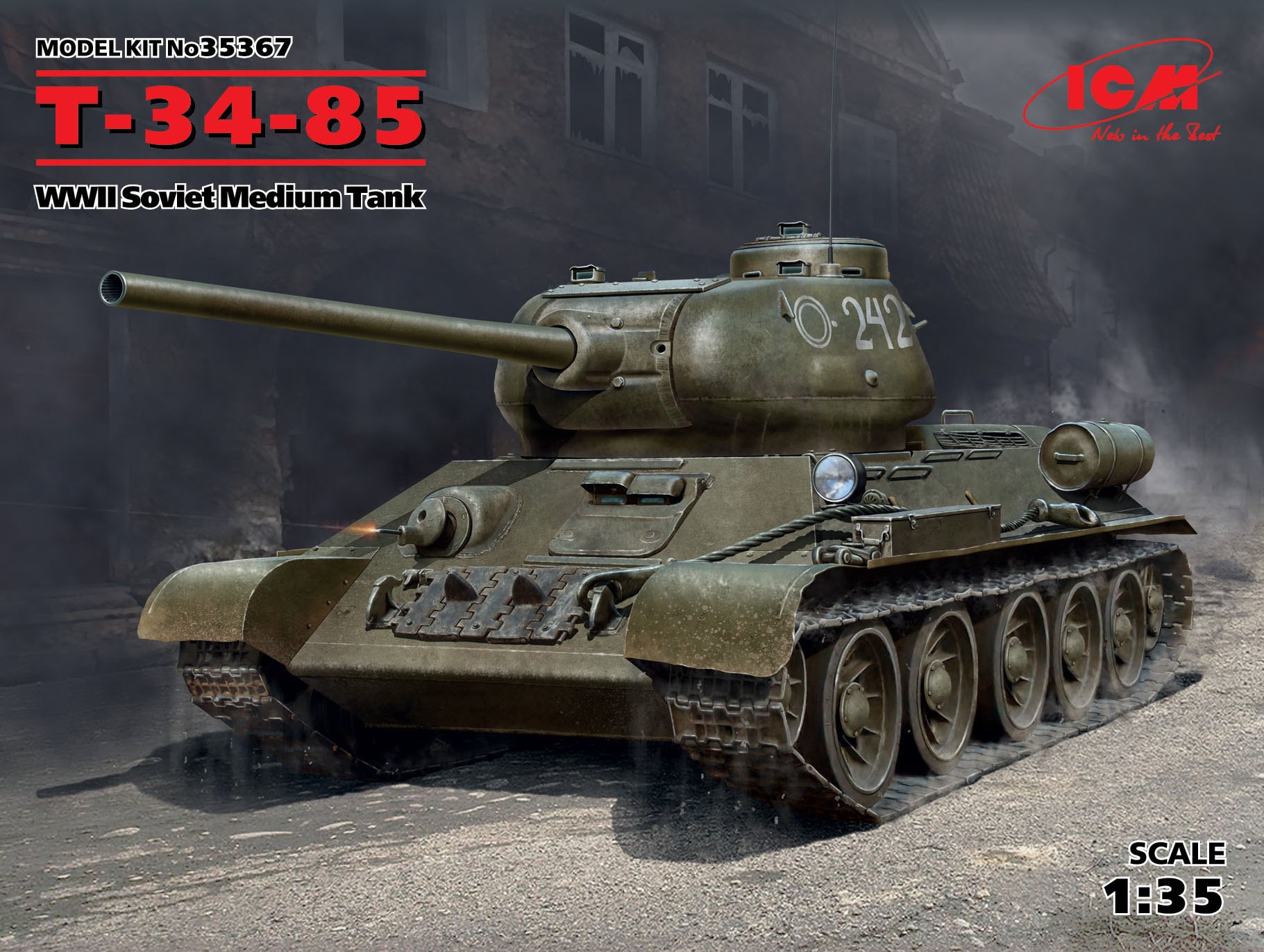 1/35　ソビエト T-34/85