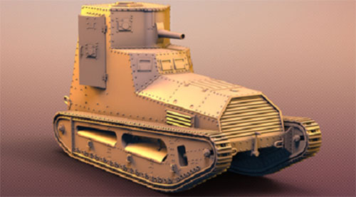 1/72　独・LK-2軽戦闘装甲車(戦車）WW-I
